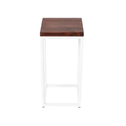 Kwietnik, stolik z drewnianym blatem KW5